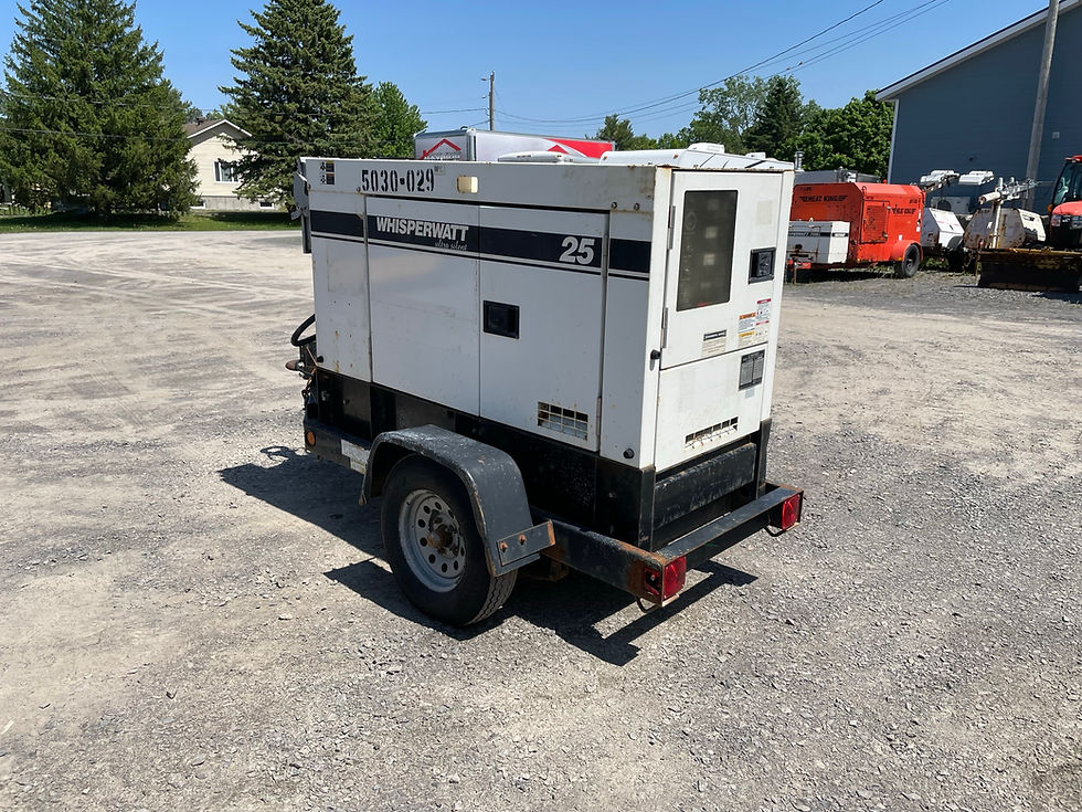 Miniature : MULTIQUIP Remorque Génératrice Isuzu 25KW Diesel Generator trailer