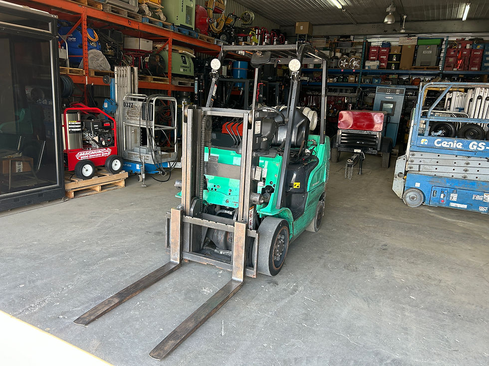 Miniature : Chariot Élévateur Mitsubishi FGC25N au propane / LPG Forklift