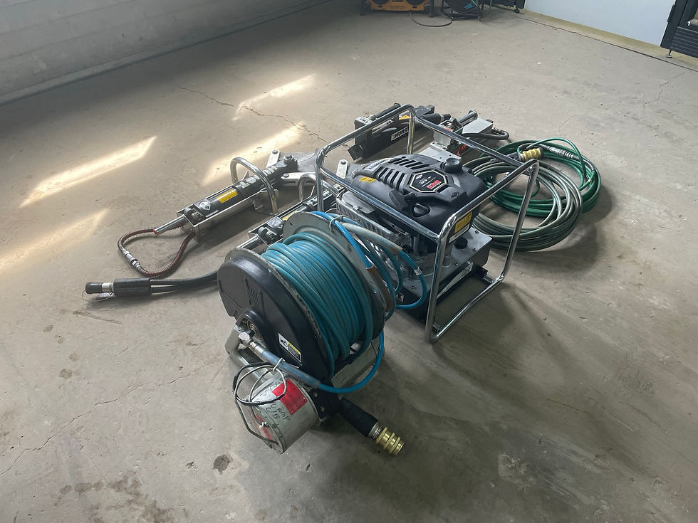 Miniature : HURST Rescue Jaws Of Life hydraulic Extraction tools Pince de désincarcération