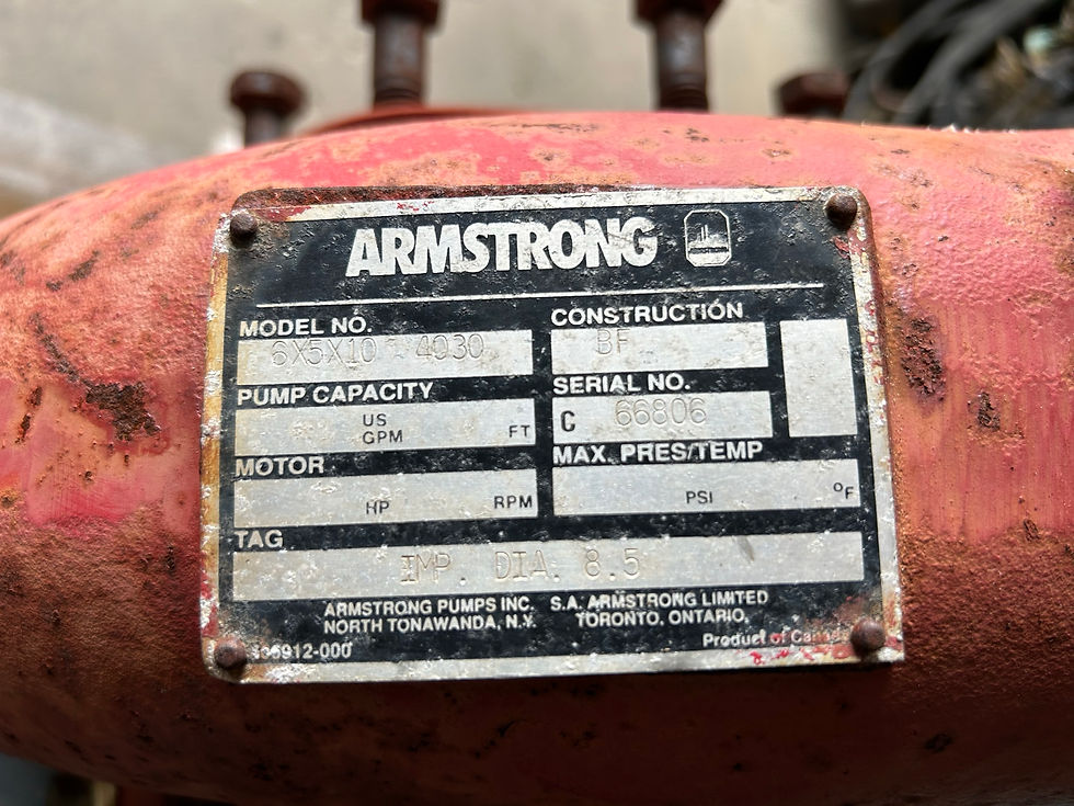 Miniature : Pompe Centrifuge Armstrong 6X5X10 4030 Centrifugal Pump