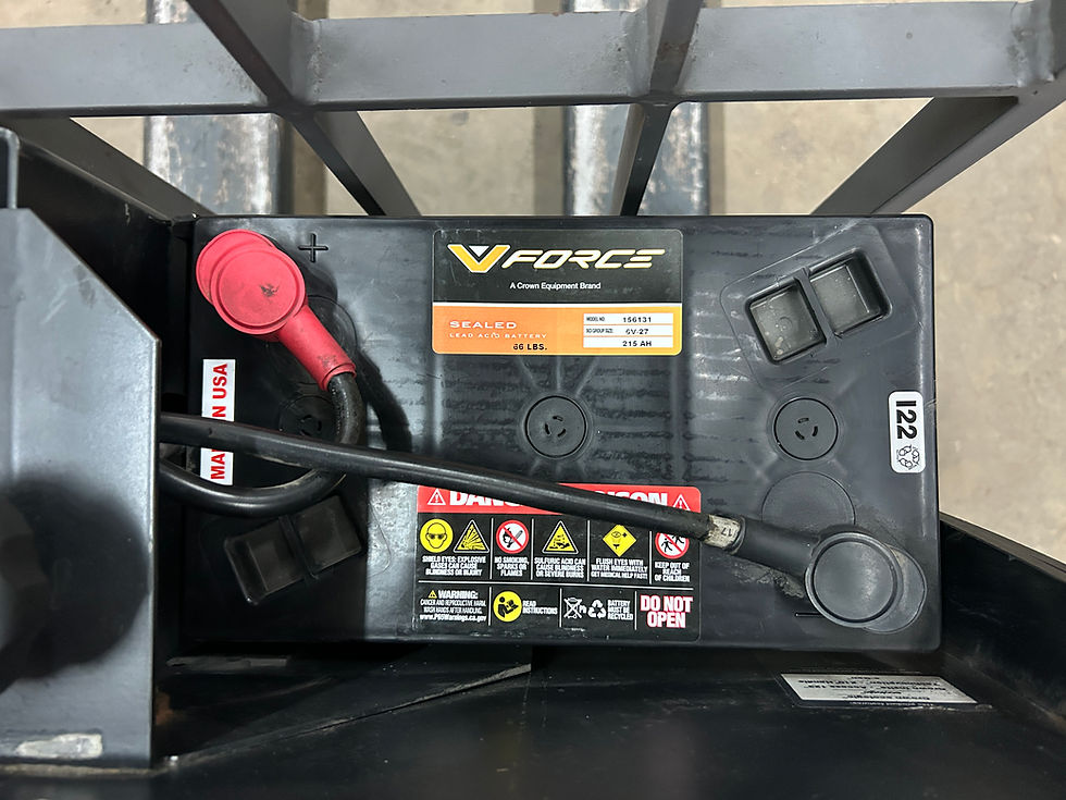 Miniature : Transpalette électrique à batterie Crown WP3035 electric pallet jack