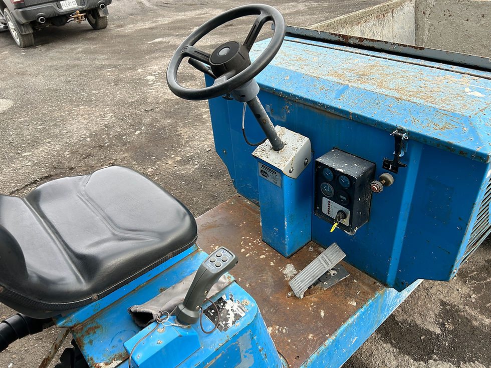 Miniature : Brouette à béton motorisée CRETEROD Diesel Concrete buggy material hauler
