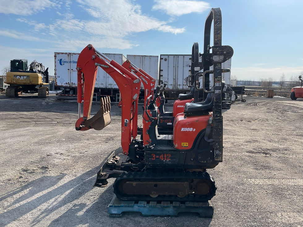 Thumbnail: KUBOTA K008-3 Diesel Excavator