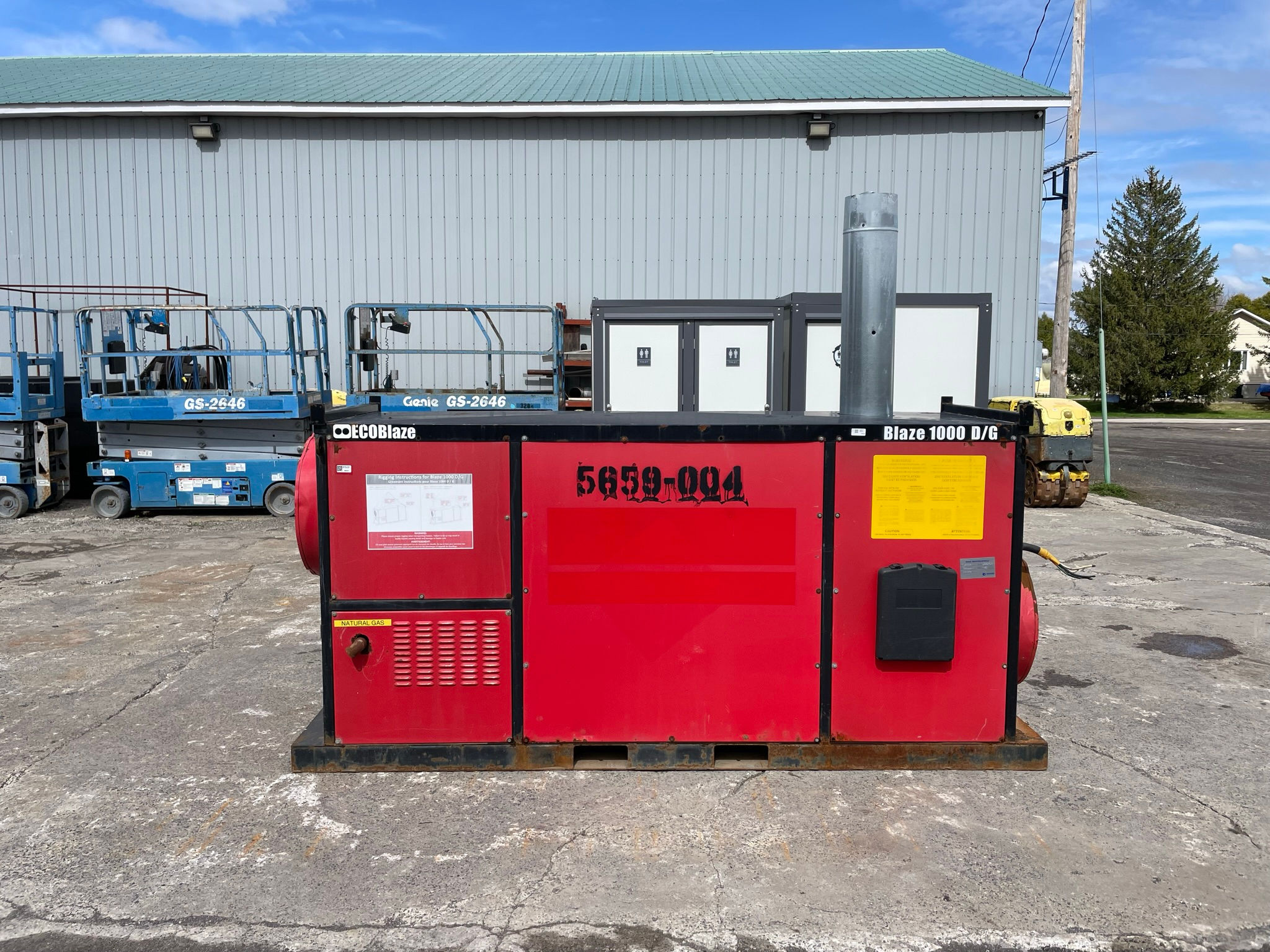 2015 ECOBLAZE BLAZE 1000G (NG/LP) INDIRECT FIRED HEATER