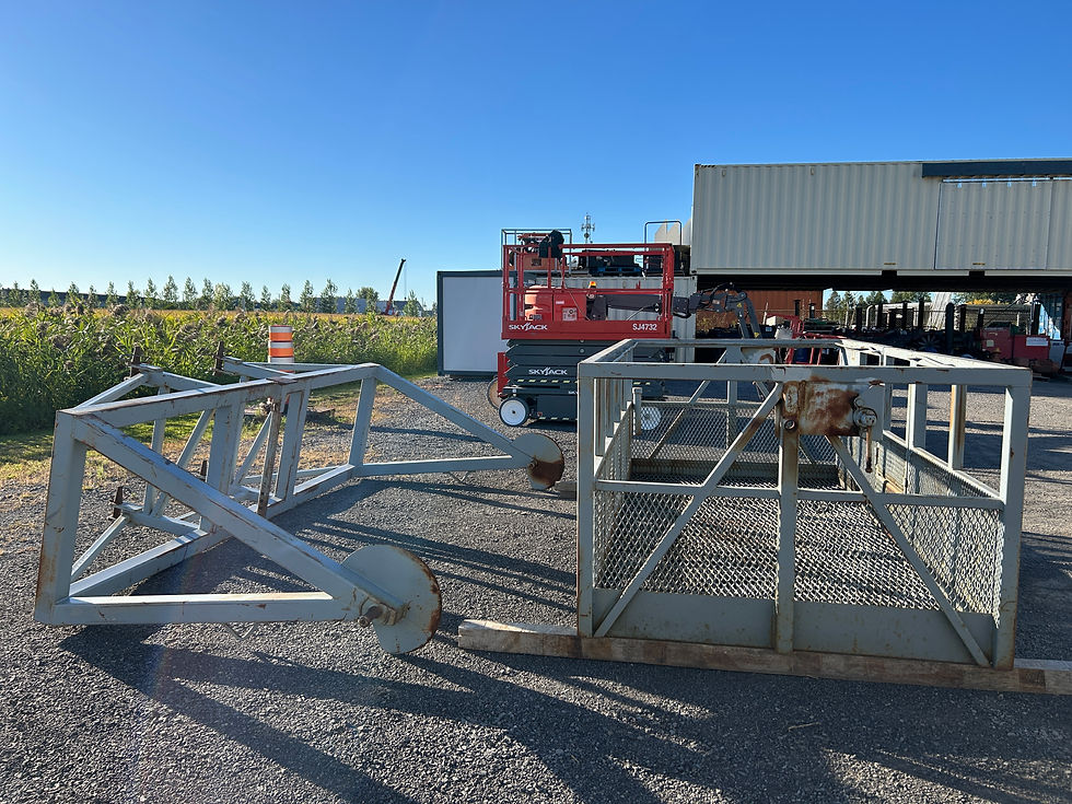 Thumbnail: Platform basket and attachment for loader, telehandler or other