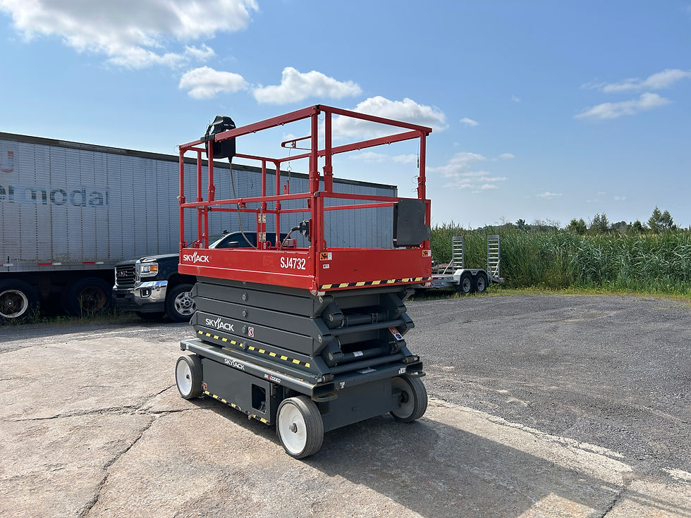 Miniature : 2020 Nacelle Skyjack SJ4732 Plateforme Élévatrice Scissor Lift Plafolift