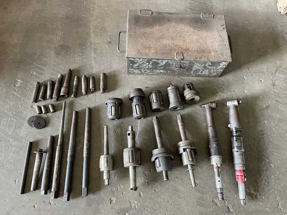 Air Drill Ingersoll Rand Mulivane et Chicago Pneumatic + Pipe Expander