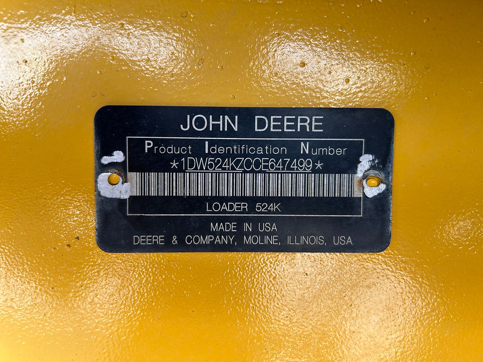 Miniature : Wheel Loader John Deere 524K Diesel Chargeuse JD 524