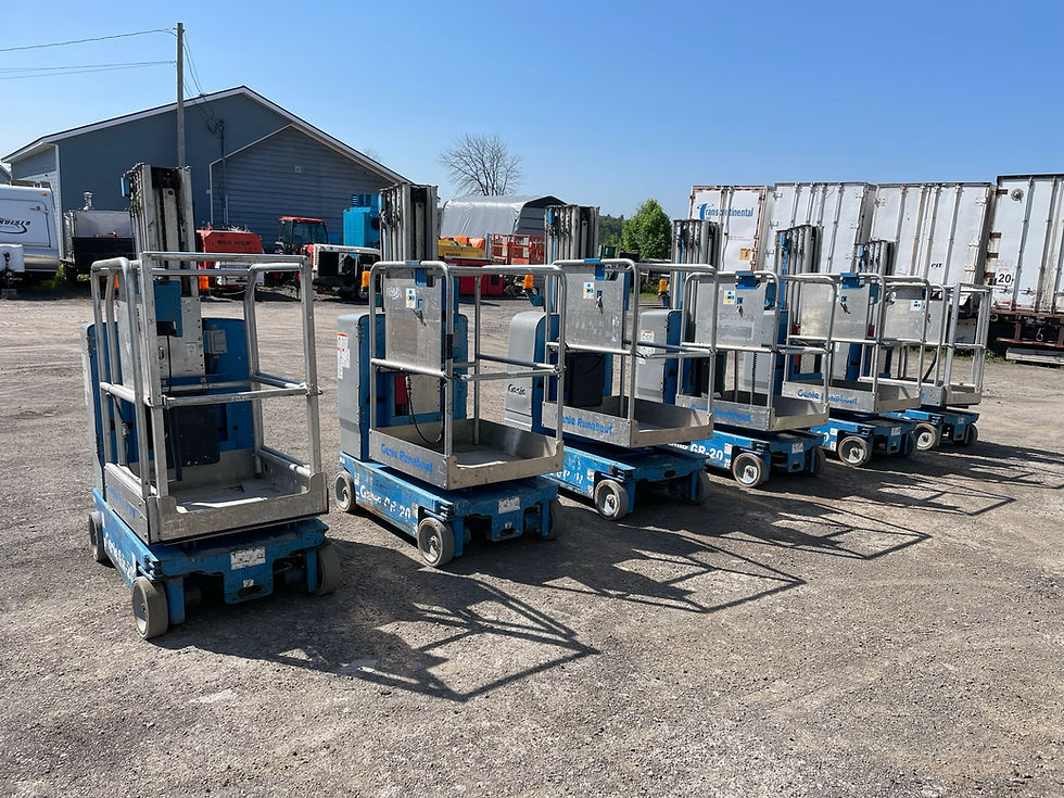 Miniature : GENIE GR-20 Manlift Motorisé Nacelle Skyjack Plateforme Élévatrice Boom lift