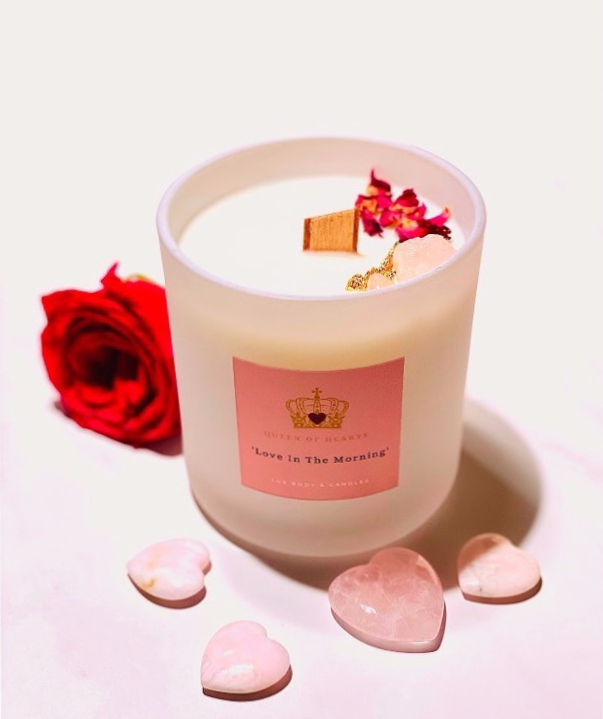 Love In The Morning Aromatherapy Crystal Candles 500ml