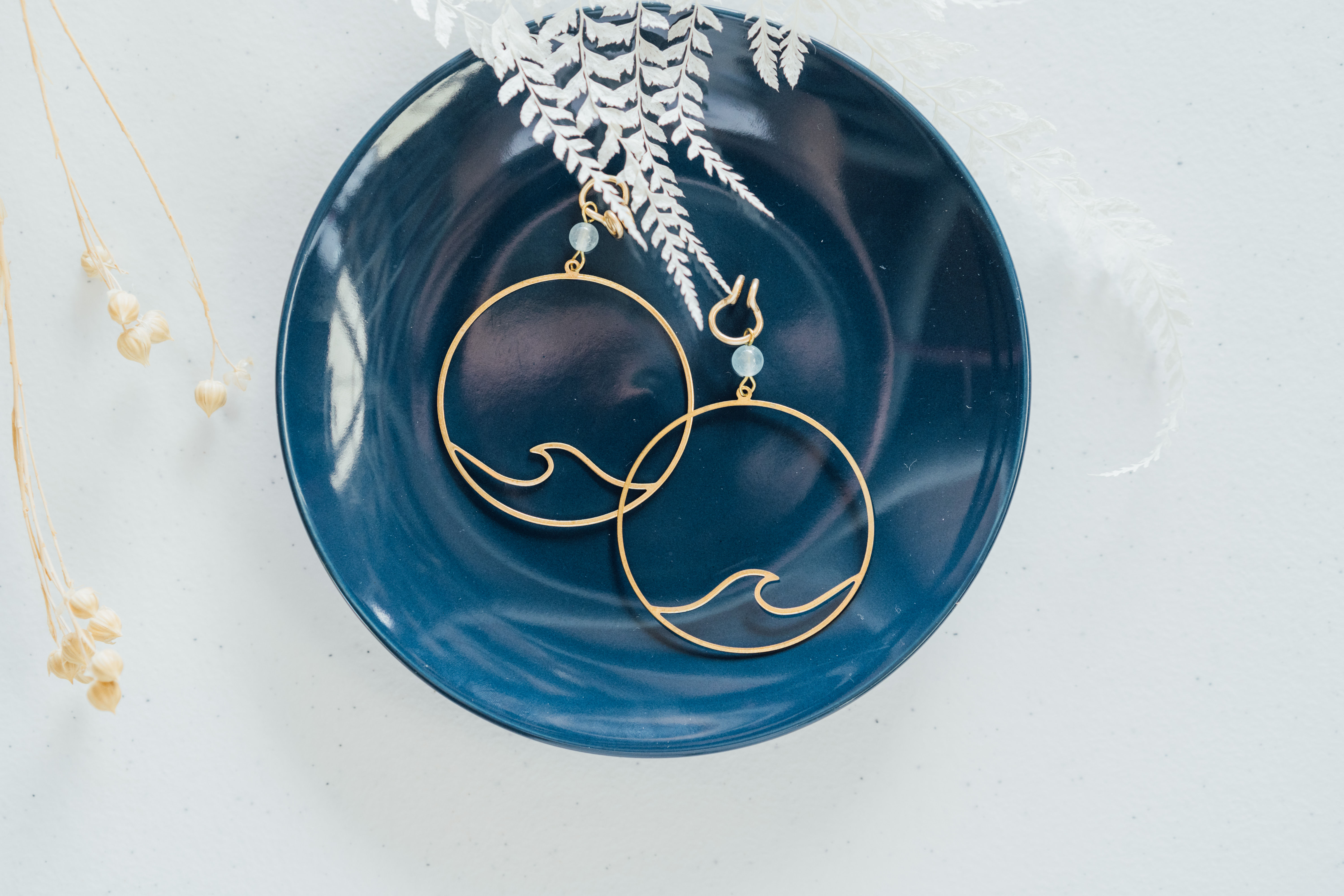 耳環 | 大海浪款