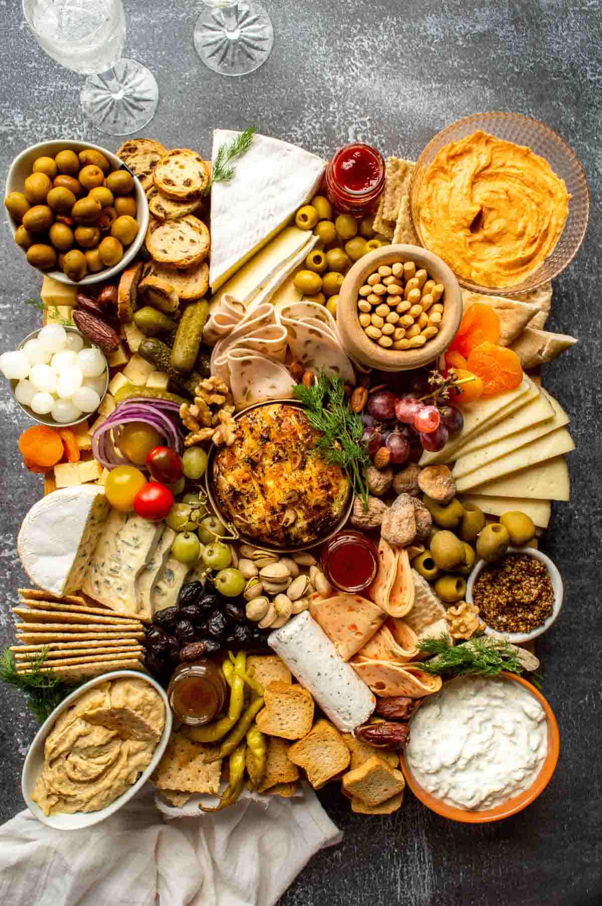 Arranged Food and Objects
