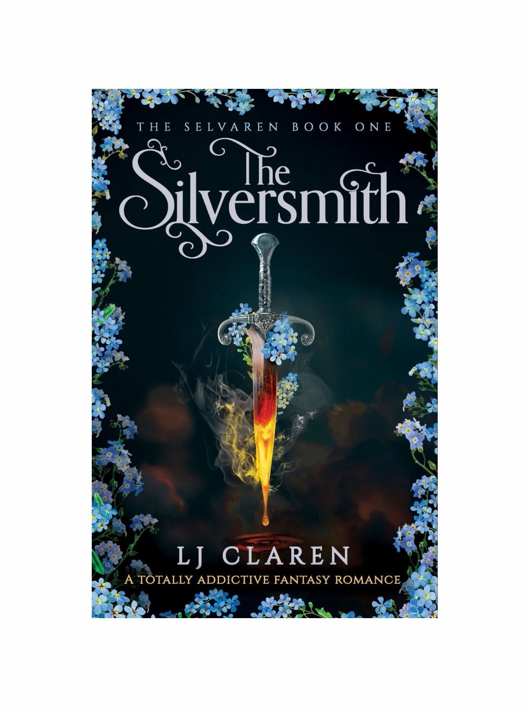 Book cover: The Silversmith by LJ Claren, fantasy romance
