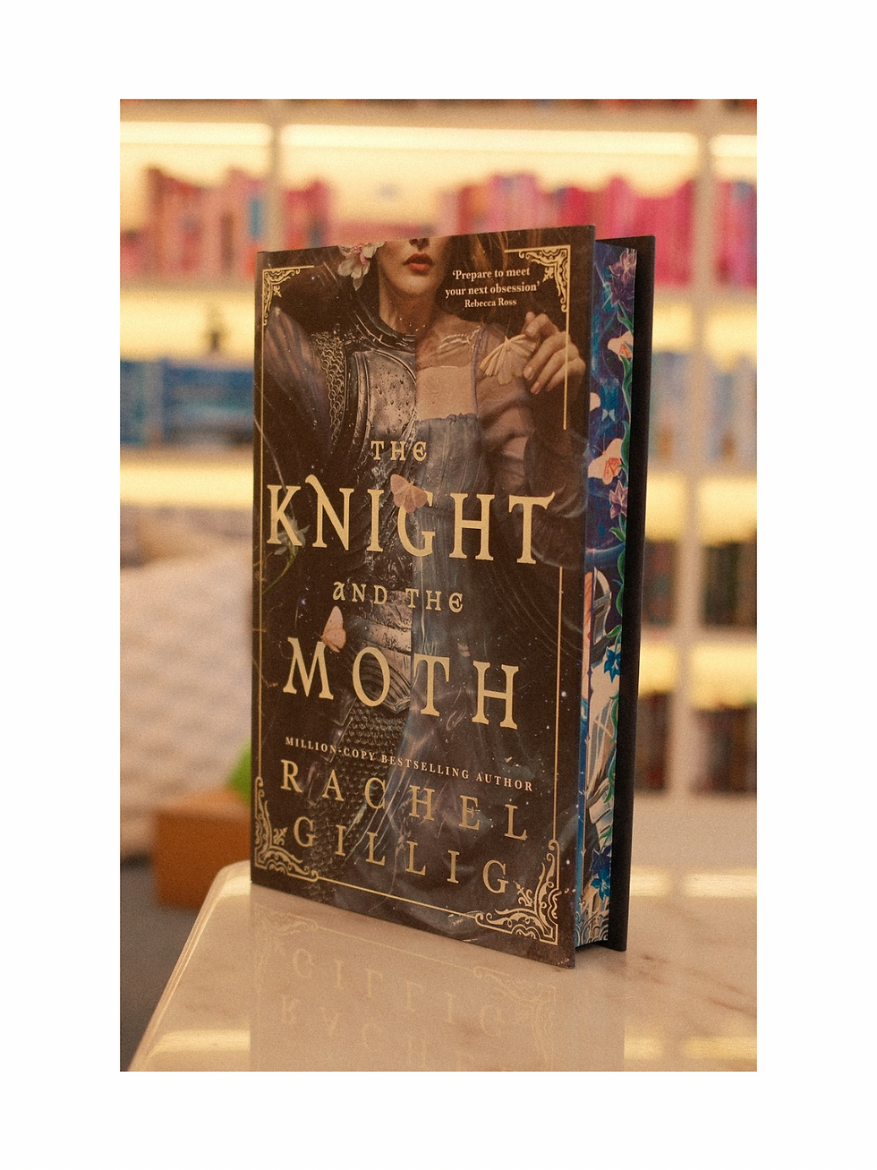 Thumbnail: The Knight and the Moth romance novel by Rachel Gillig