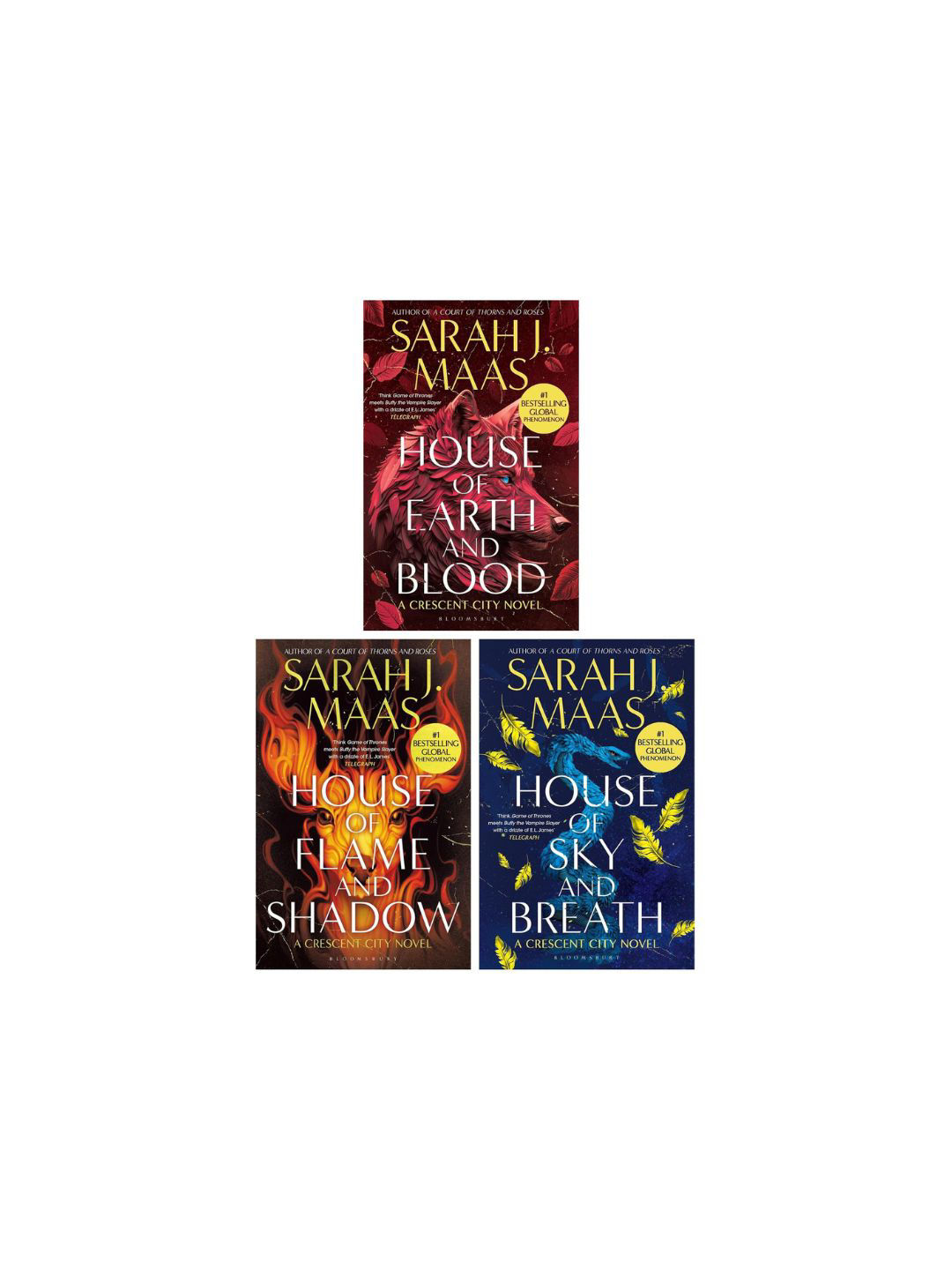 Crescent City Series by Sarah J. Maas | Paperback Set