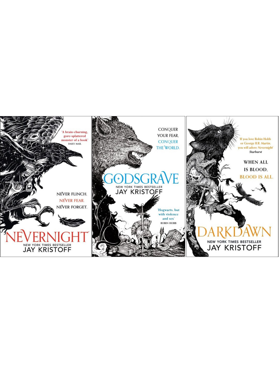 The Nevernight Chronicle Series by Jay Kristoff | Paperback Set