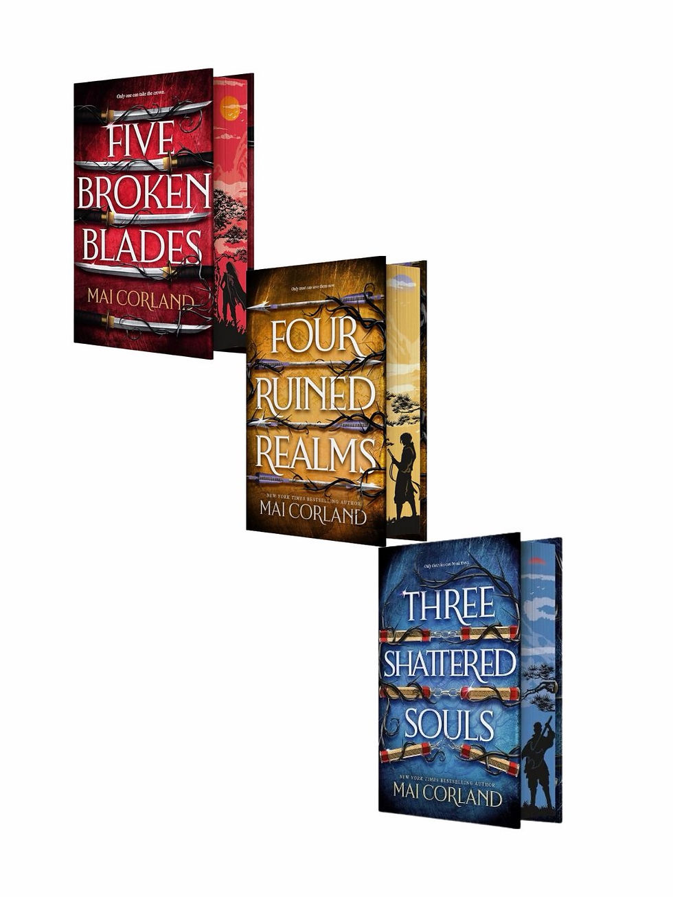 Five Broken Blades, Four Ruined Realms, Three Shattered Souls
