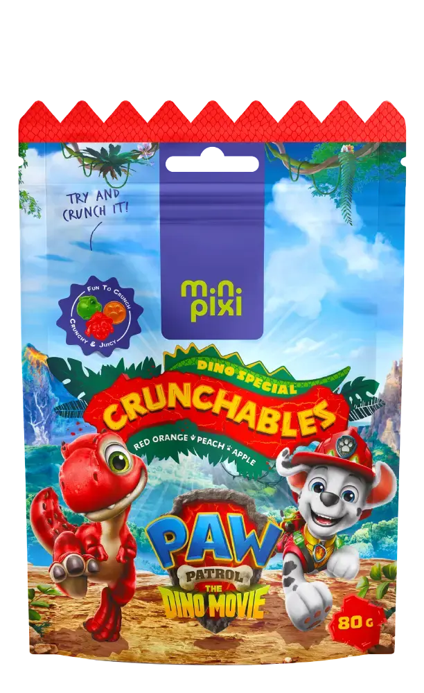 Minipixi Gummies Dino
Crunchables, 80g