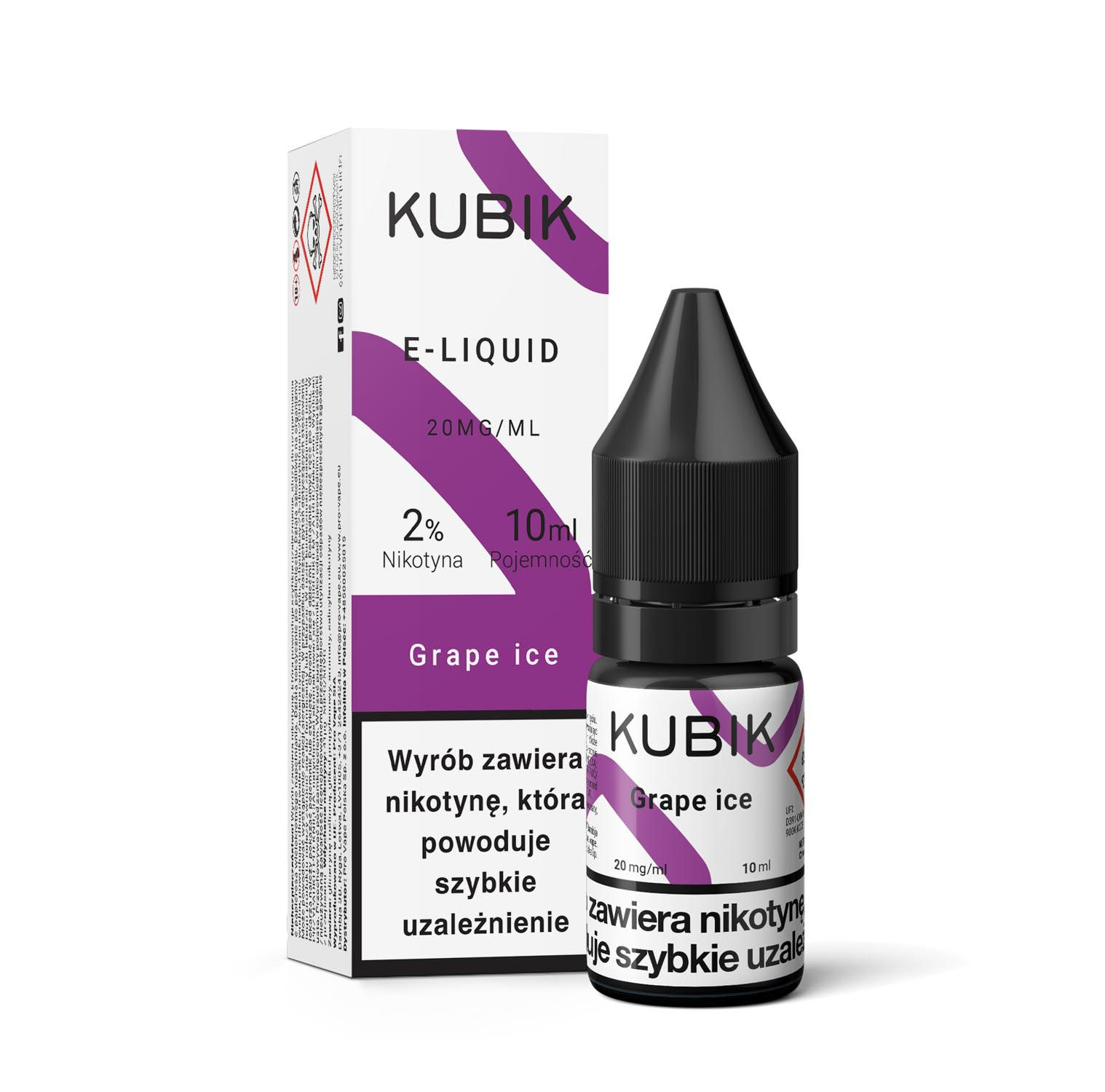 KUBIK Pojemność: 10 ml; Nikotyna: 20 mg/ml;