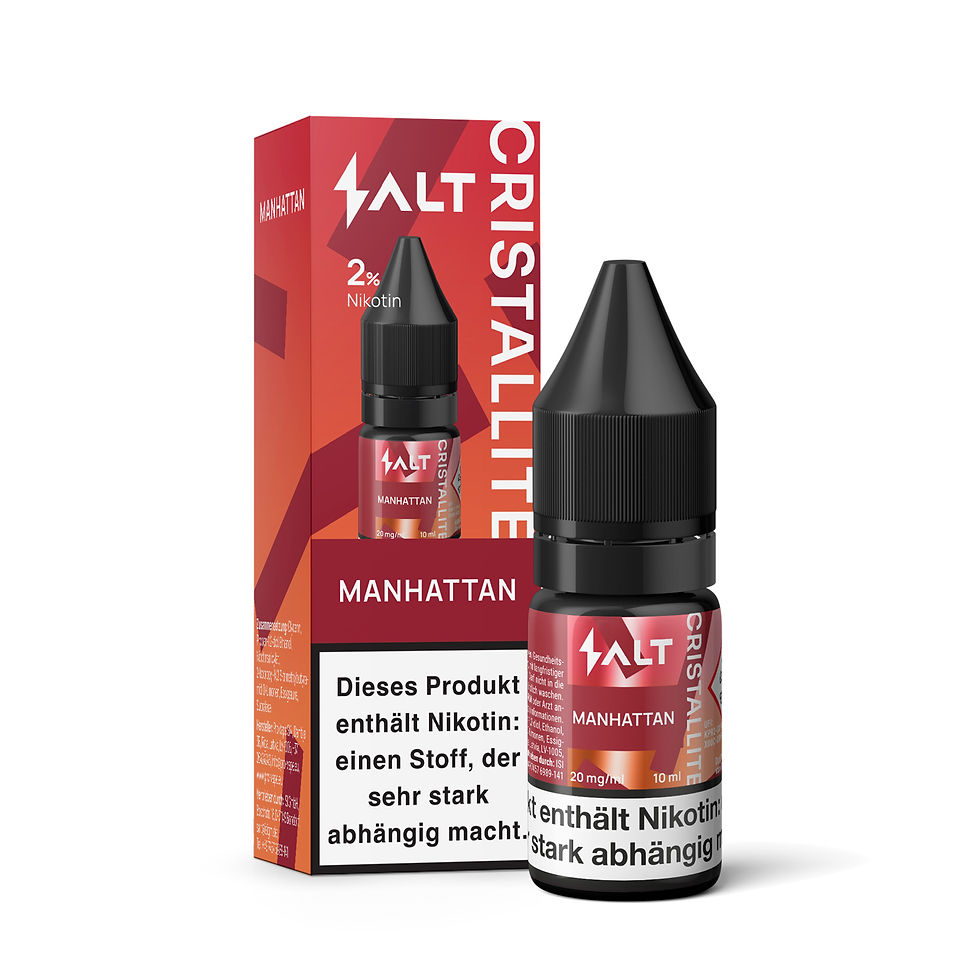 E-Liquid CRISTALLITE Manhattan 10ml 20mg/ml 50PG/50VG