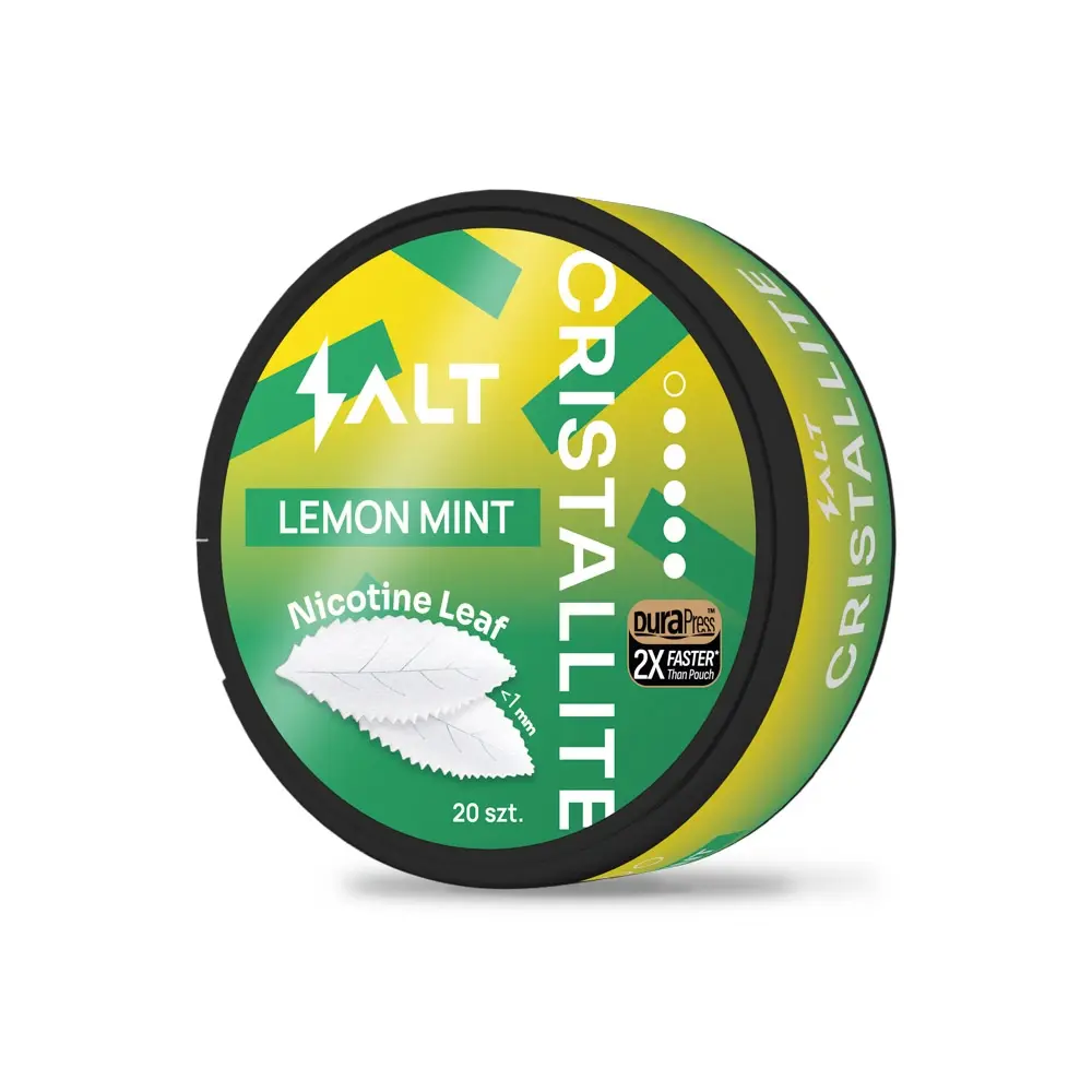 SALT CRISTALLITE Nicotine Leaf Lemon Mint 9 mg