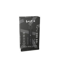 smash vapes hhc Device SALT Plus Black Soft Touch Without Cartridge