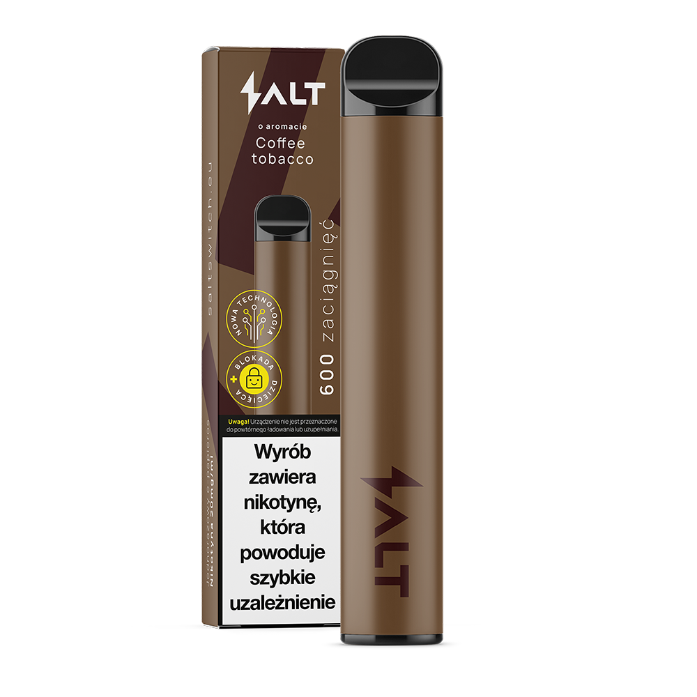 Одноразова електронна сигарета SALT Coffee tobacco 20 мг