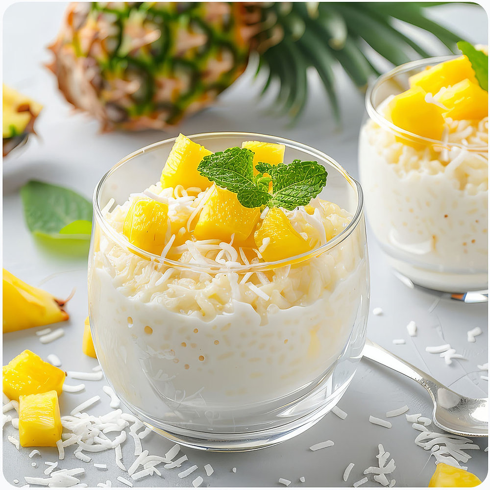 Pinapple In Rice Pudding Pineapple Coconut Rice Pudding
