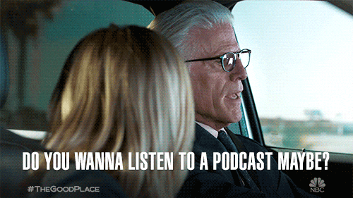 season 3 podcast GIF by The Good Place.gif