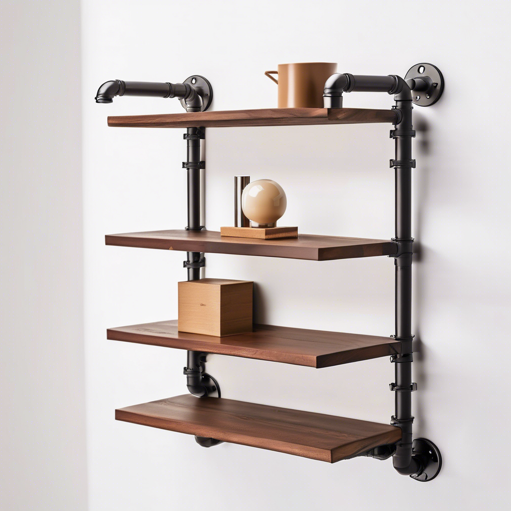 Industrial Pipe Shelf