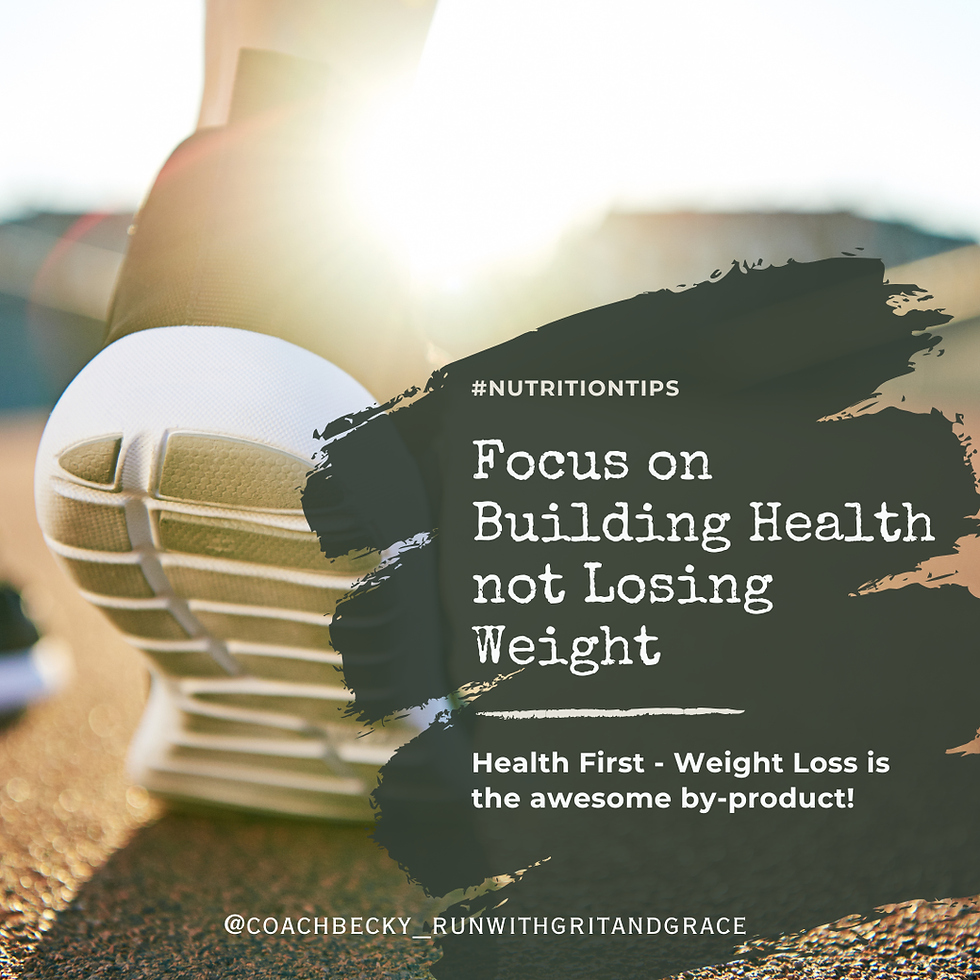 Why Building Real Health Matters More Than Losing Weight