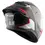 Küçük resim: AXOR Kask SABER SPARK - GREY RED DULL / DGRR MAT