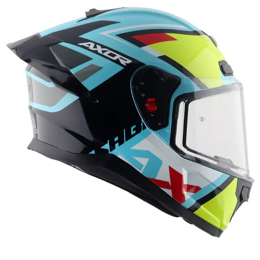 Küçük resim: AXOR Kask SABER X SPORTS  - BLACK NEON YELLOW / KNY