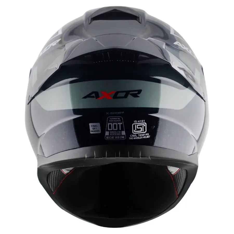 Küçük resim: AXOR Kask SABER X SPORTS  - BLACK BLUE DULL / DKB MAT