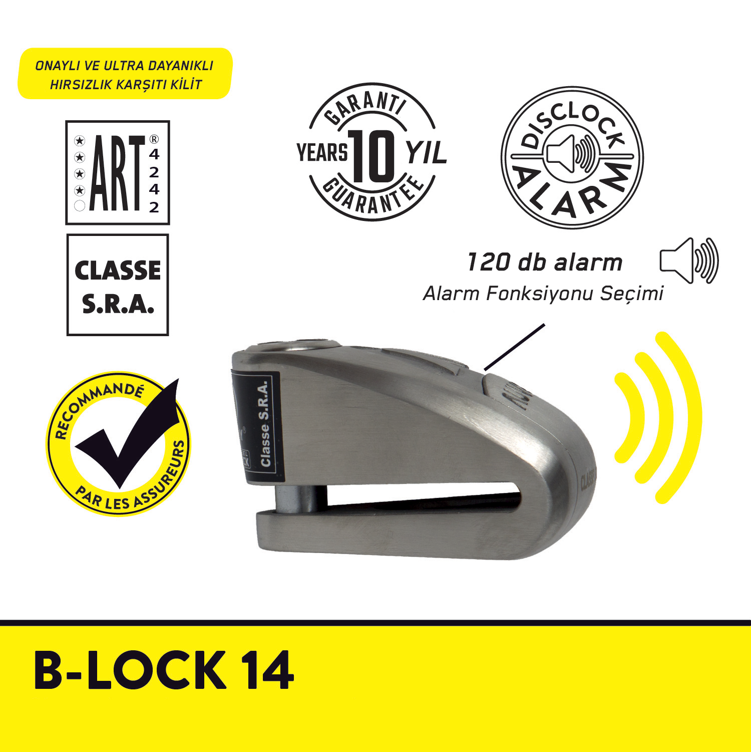 AUVRAY B-Lock-14 Disk Kilidi