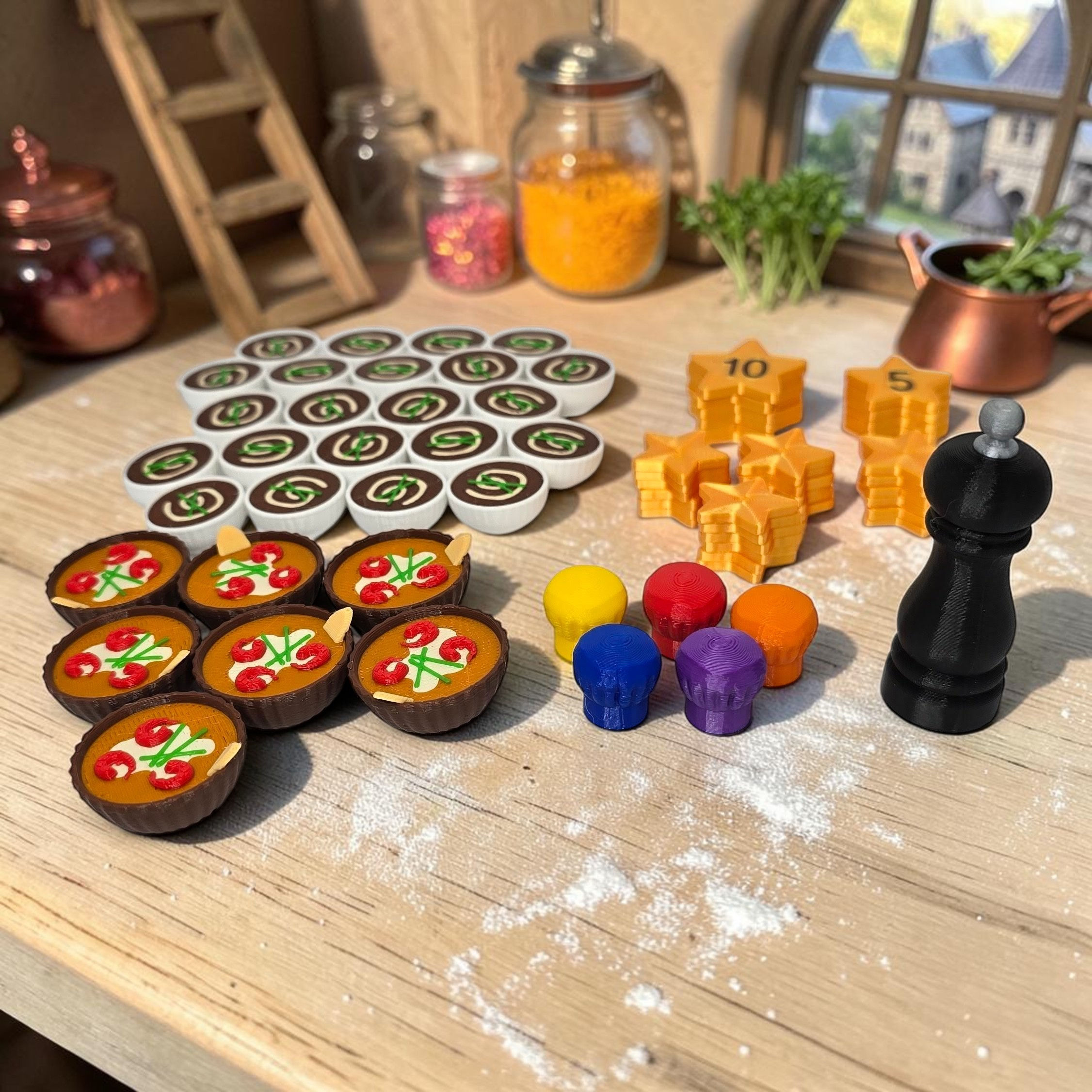 Critter Kitchen - Kit Menu Degustação Deluxe (Upgrade 3D)