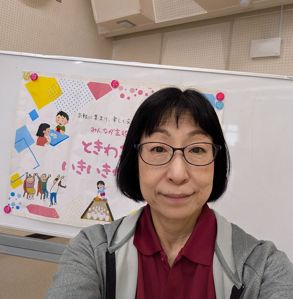 常盤平いきいきサロンでボランティア