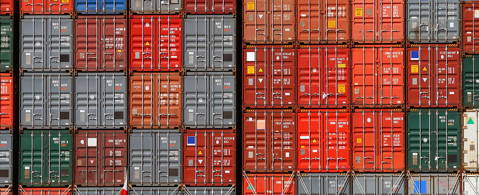 Stacked Shipping Containers