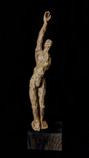 sculpture contemporaine bois 