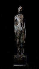 sculpture contemporaine bois 