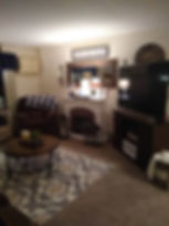 Living Room with Tenant Fire Place