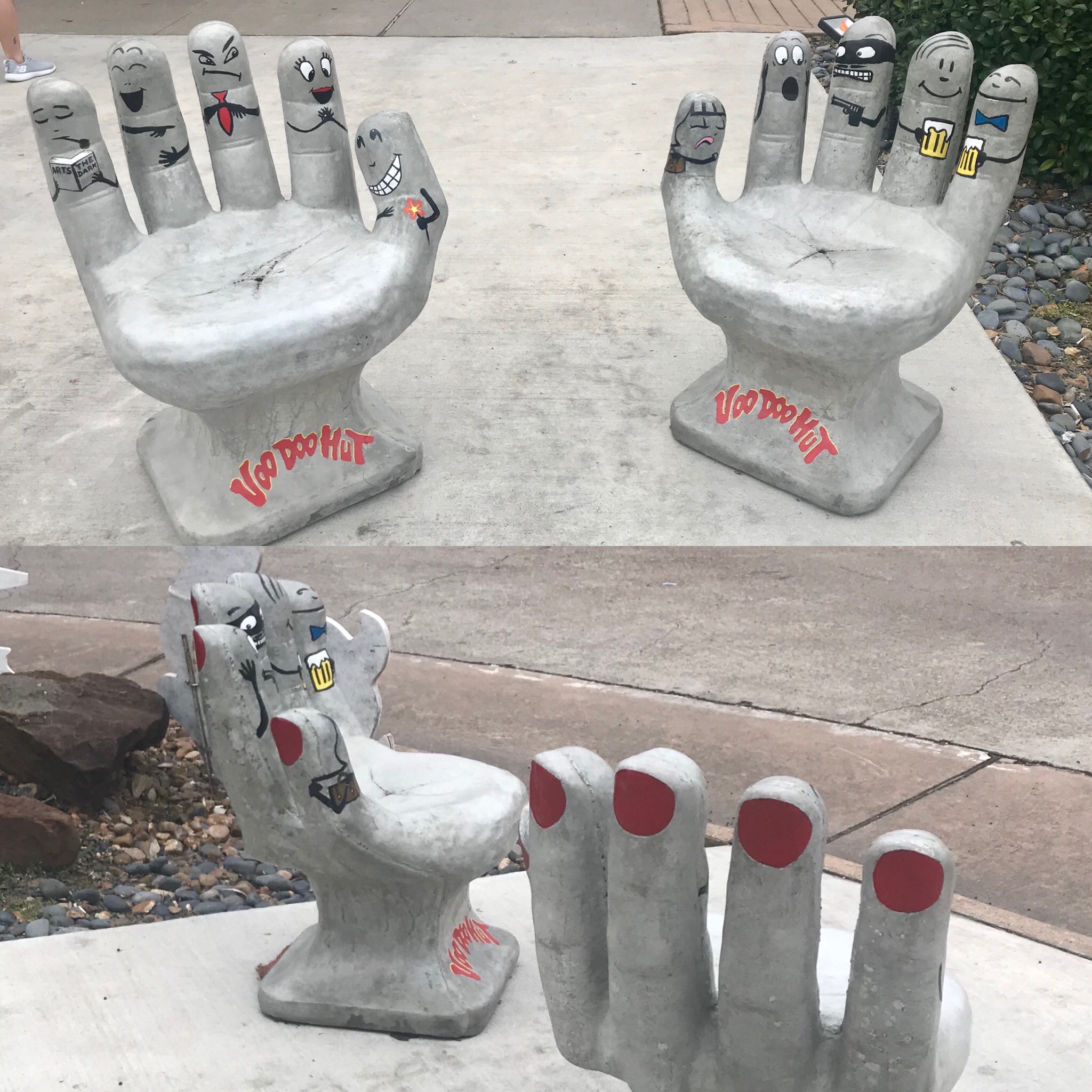 Voo Doo Hut's Hand puppets