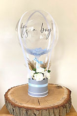 Its a boy hot air bubble balloon