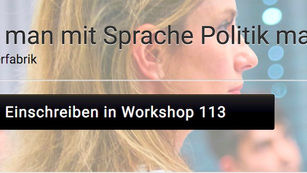 Wie man mit Sprache Politik macht. Kostenloser Workshop