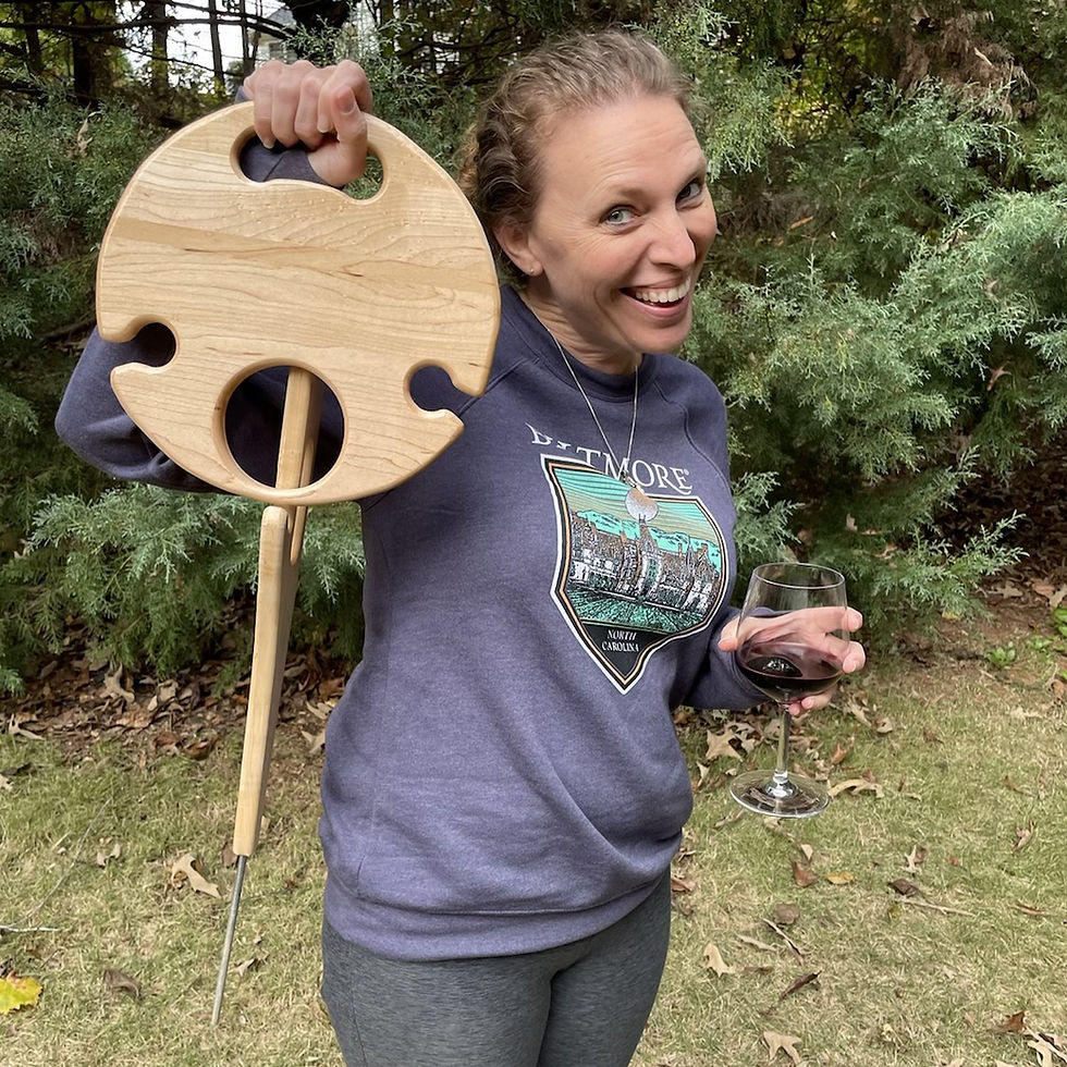 Thumbnail: Outdoor Wine Table Foldable