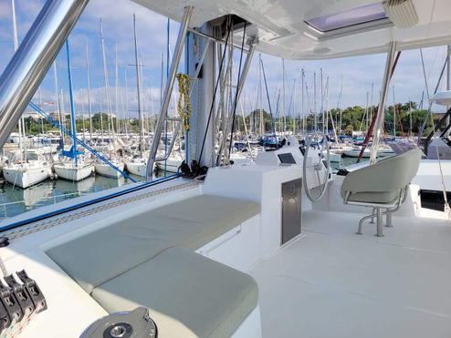 Galoe Sailing Catamaran For Charter Crewed Antibes