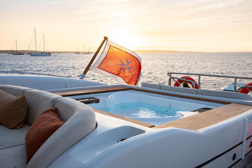 Nomad Motoryacht week Charter Premium Ibiza Boat trip