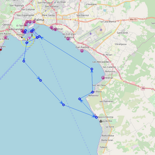 Palma de Mallorca half day boat trip itinerary