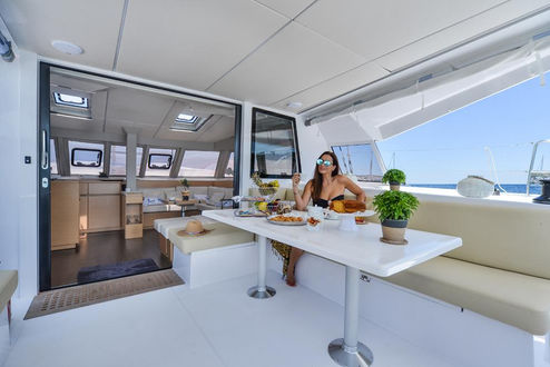 Odyssey Sailing Catamaran Private Luxury charter Lavrion 