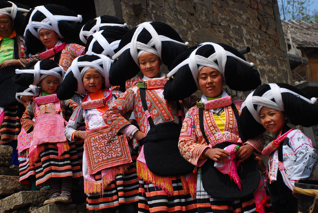 Clothing and adornment in a village setting